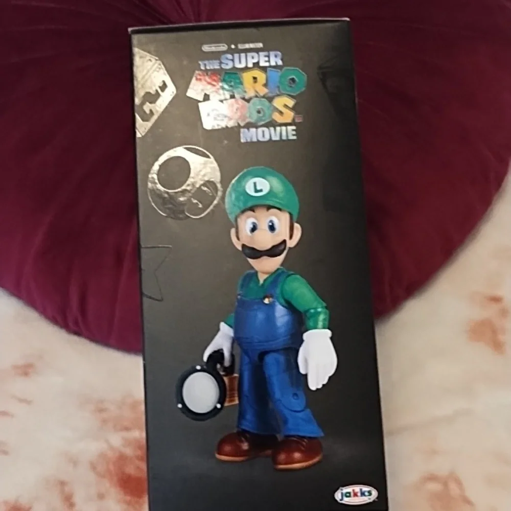 Nintendo Super Mario Bros. LUIGI Action Figure with Flashlight 2023 For Ages 3+